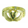 Bague Cœur Et Mains claddagh Toulhoat