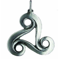 Large Cut-Out Triskel Pendant