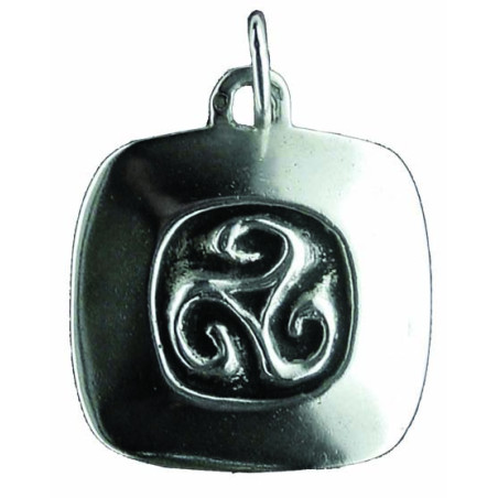Pendentif Triskel Carré Lisse