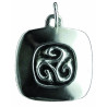 Pendentif Triskel Carré Lisse