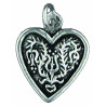 Pendentif Cœur Fleuri