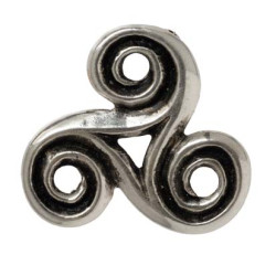 Openwork Triskelion Brooch