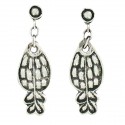 Boucles d'oreilles pendantes friture