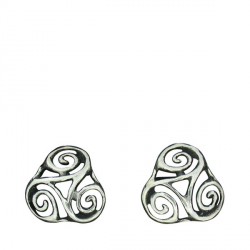 Earrings openwork triskel 2.5g