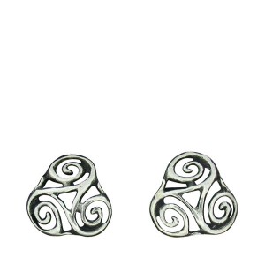 Earrings openwork triskel 2.5g