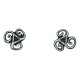 Small triskel earrings 0.8g