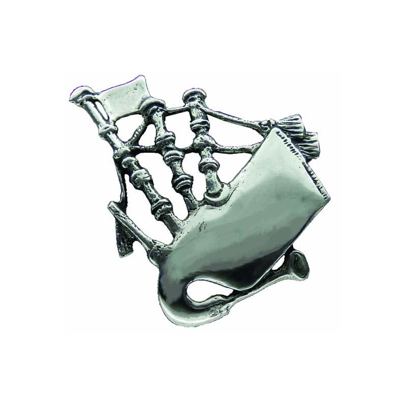 Large Bagpipe Brooch (Mixed Hanging)