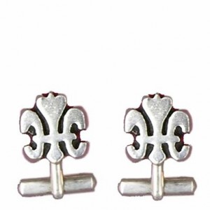 Openwork lily cufflink - Accesories - Bijou Toulhoat