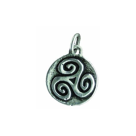 Small Triskelion Medal Pendant