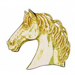 Toulhoat Horse’s head brooch