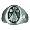 Ermine signet ring