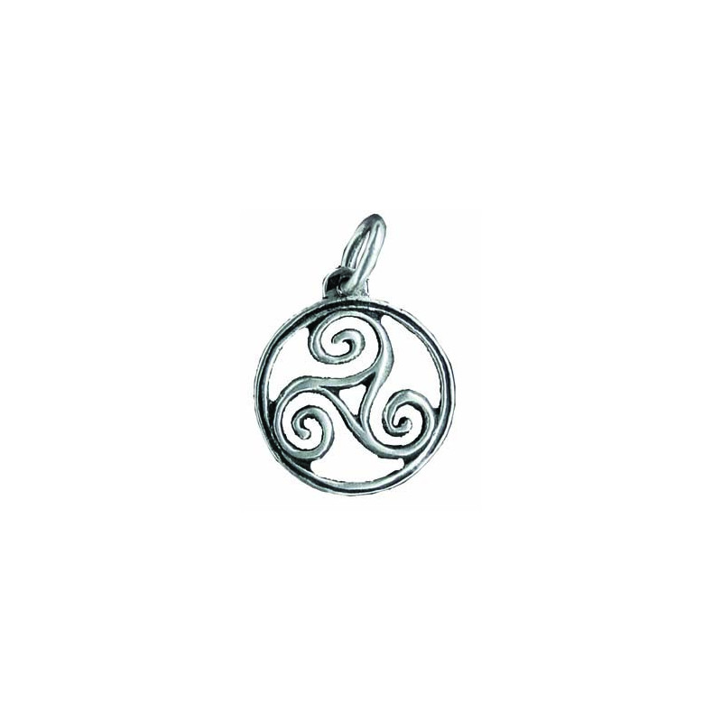 Circled Triskel Pendant