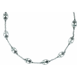 Ermine Medal Necklace 9 Elements