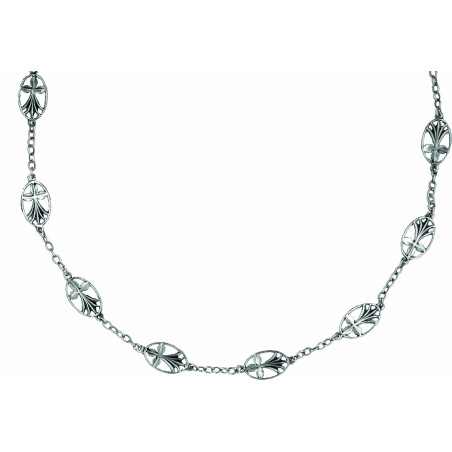 Collier Médaille Hermine 9 Elts