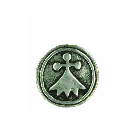 Ermine Pendant Round Medal