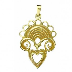 Pendentif Toulhoat fleuron