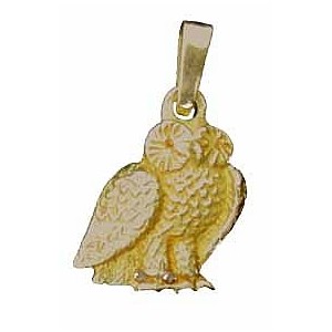 Pendentif Toulhoat hibou breloque