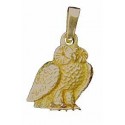 Toulhoat Breloque owl pendant
