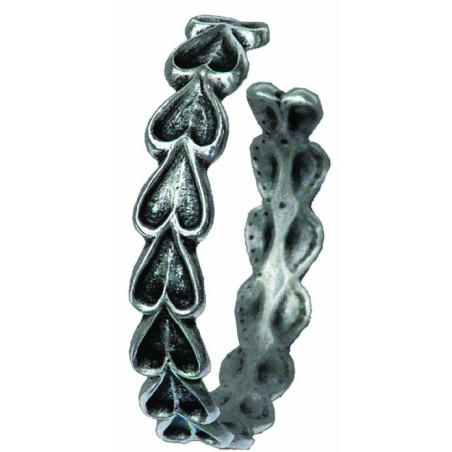 Brac. Chaîne De Cœurs 18 Cm