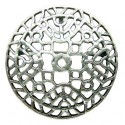 Toulhoat Openwork round brooch