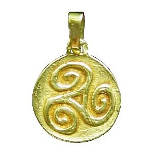 Pendentif Toulhoat triskel petite Médaille