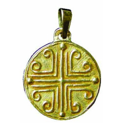 Médaille Croix Pattée Aux Enroulements