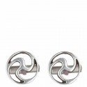 Thick intended triskel 3 cufflink