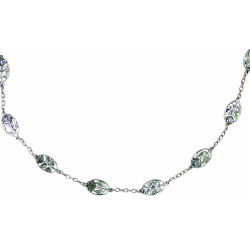 Collier Médaille Fleur 9 Elts