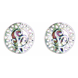 Clips Boutons Triskel Rond Ajouré