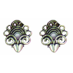 Clips Buttons Fleuron