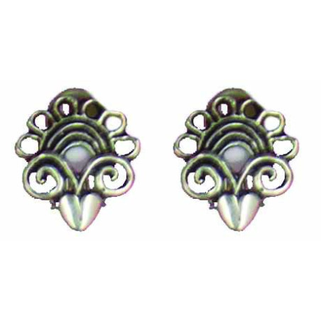 Clips Buttons Fleuron