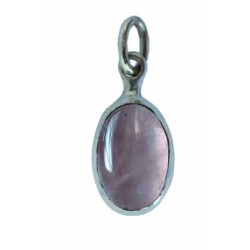 Rose Quartz Drop Pendant