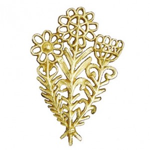 Toulhoat Big bunch of flowers brooch