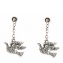 Birds earrings pendants 