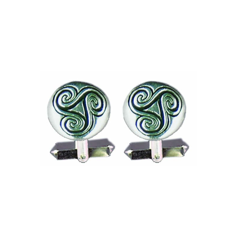 B. Round Triskel Cufflink 2
