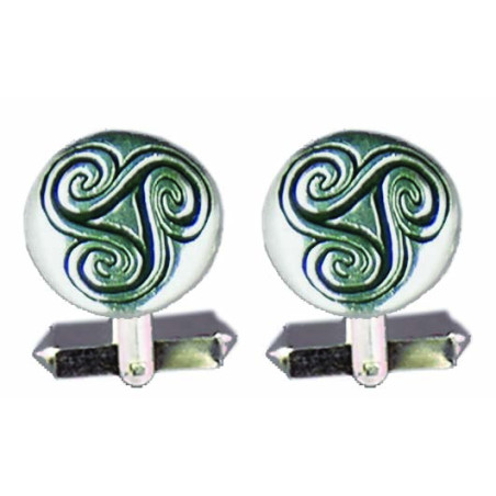 B. Round Triskel Cufflink 2