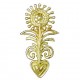 Broche Toulhoat petit fleuron