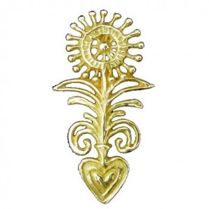 Toulhoat Small finial brooch