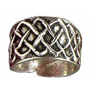 Bague cylindre entrelacs (ouverte)