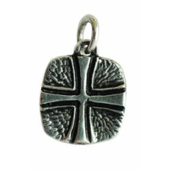 Médaille Croix Sur Carré