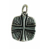 Médaille Croix Sur Carré