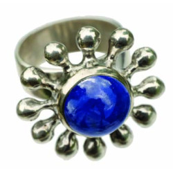 Bague Marguerite Lapis (Ouverte)
