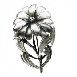 Toulhoat Poppy brooch