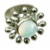 Bague Marguerite Pierre De Lune (Ouverte)
