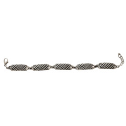 Brac. Interlaced Rectangle 5 Elements 16.5 cm +