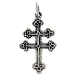 croix de Lorraine tréflée 