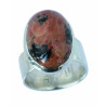 Oval Pink Granite Ring (Open)