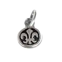 Pendentif Médaille Mini Lys