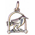 Pendentif Toulhoat oiseau perché