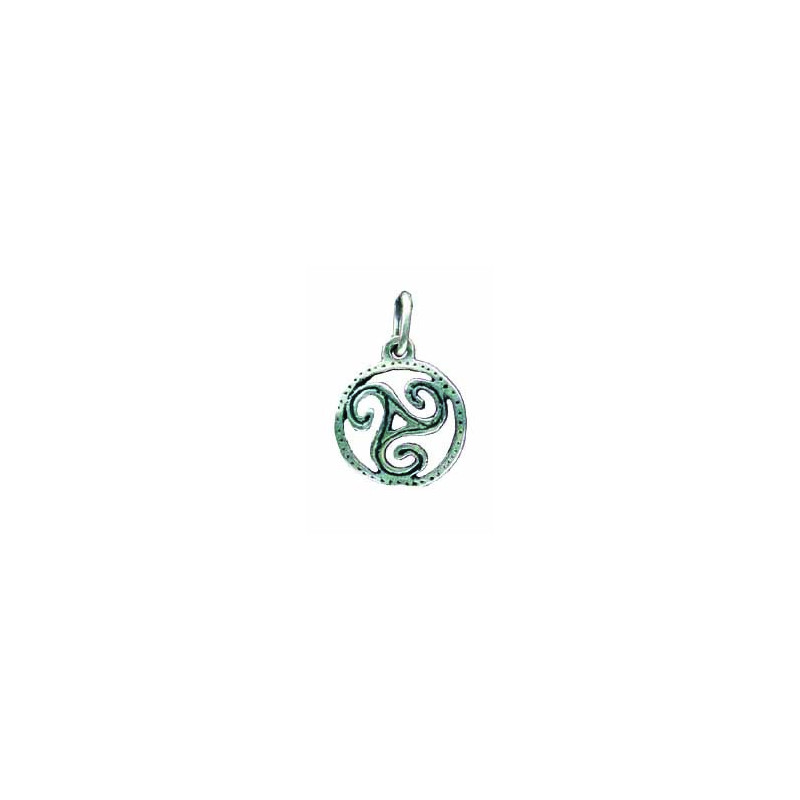 Small Circled Triskel Pendant